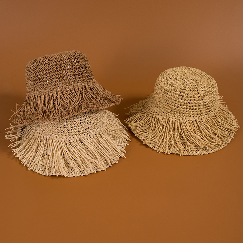 Hat Women's INS Tassels Handmade Straw Hat Korean-style Cool College Style Sun-resistant Foldable Outdoor, Khaki
Hat Women's INS Tassels Handmade Straw Hat Korean-style Cool College Style Sun-resistant Foldable Outdoor, Khaki