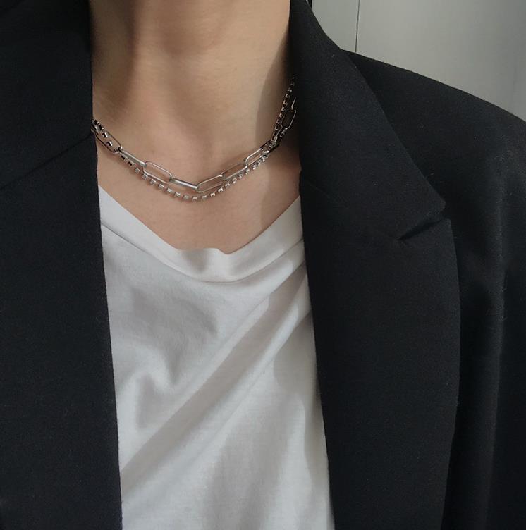 Punk K- Fashion Personality Chokers Necklaces Thick Chain Clavicle Necklace for Women Girls Fine Jewelry Gift 2N464
Punk K- Fashion Personality Chokers Necklaces Thick Chain Clavicle Necklace for Women Girls Fine Jewelry Gift 2N464
