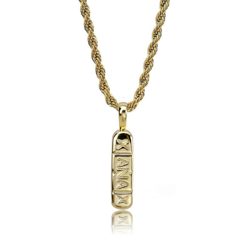 Cross-border hip-hop explosion men's necklace electroplated hip-hop pendant necklace factory direct sales
Cross-border hip-hop explosion men's necklace electroplated hip-hop pendant necklace factory direct sales