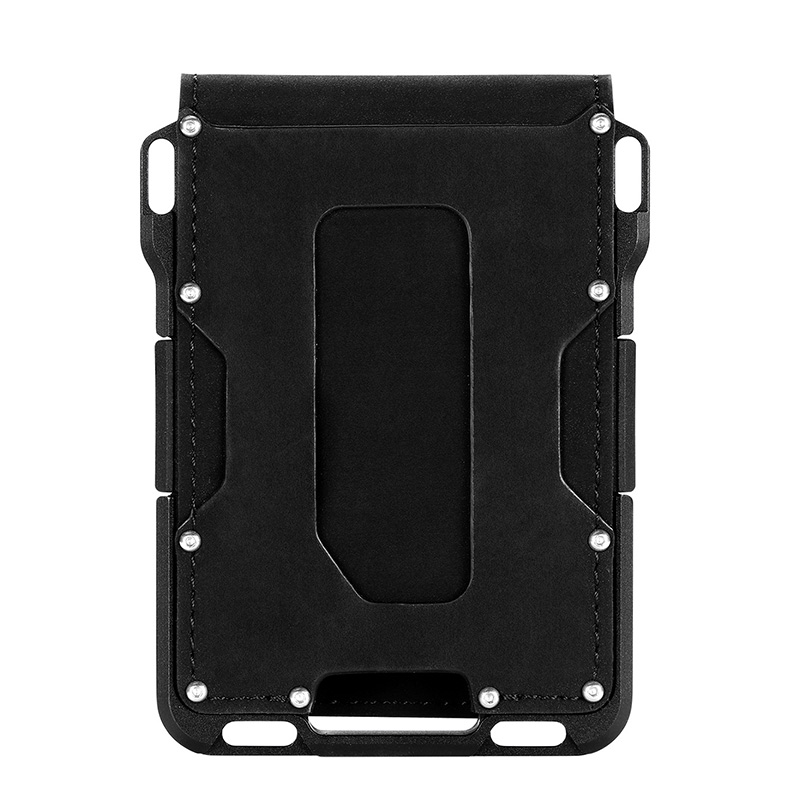 2020 Bifold Card Holder Tactical Men Wallet Holder Aluminum Bank ID Cardholder Anti-thief Card Case Money Bag