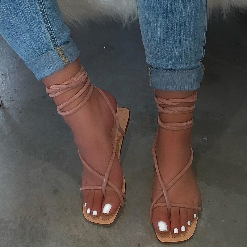 2020 Summer Women Flat Sandals Lace Up Open Toe Gladiator Ladies Shoes Sexy Ankle Strap Clip Toe Roman Sandals Beach Flip Flops, As pic
2020 Summer Women Flat Sandals Lace Up Open Toe Gladiator Ladies Shoes Sexy Ankle Strap Clip Toe Roman Sandals Beach Flip Flops, As pic