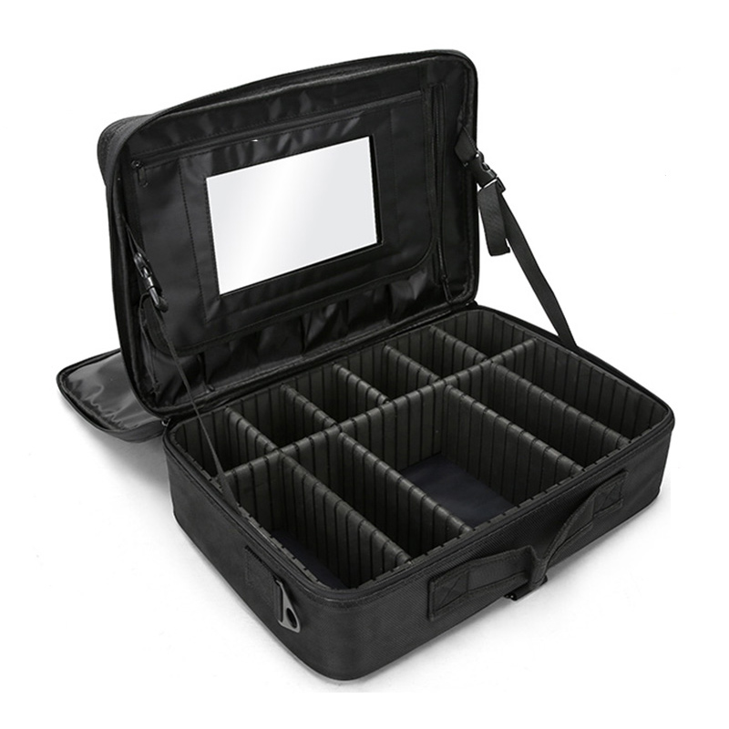 New Makeup Bag Large Capacity Women Professional Cosmetic Bag Portable Make up Organizer Multilayer Storage Bags For Manicure, Black
New Makeup Bag Large Capacity Women Professional Cosmetic Bag Portable Make up Organizer Multilayer Storage Bags For Manicure, Black