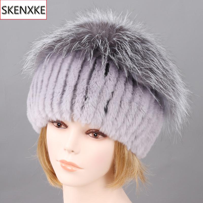 2020 New Women Genuine Rex Fur Hat Natural Rex Fur Big Pompoms Skullies Caps Winter Real Beanies Hats, Blue
2020 New Women Genuine Rex Fur Hat Natural Rex Fur Big Pompoms Skullies Caps Winter Real Beanies Hats, Blue