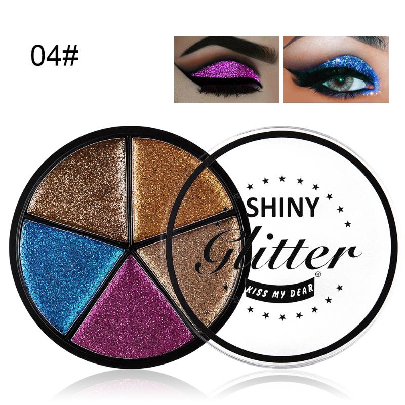 European and American Popular Sequin 5 Color Eye Shadow Cream Onion Color Eye Shadow Beauty Makeup, 03
European and American Popular Sequin 5 Color Eye Shadow Cream Onion Color Eye Shadow Beauty Makeup, 03