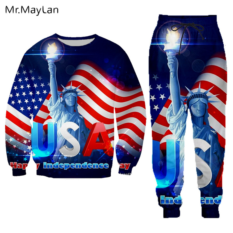 Hipster Streetwear 3D Print American Flag USA Statue of Liberty Sweatshirts Long Women/men Tracksuits Casual Jogger Pants
Hipster Streetwear 3D Print American Flag USA Statue of Liberty Sweatshirts Long Women/men Tracksuits Casual Jogger Pants