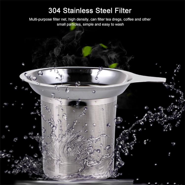 Stainless Steel Mesh Tea Strainer Infuser Reusable Strainer Loose 304 Tea Leaf Spice Filter
Stainless Steel Mesh Tea Strainer Infuser Reusable Strainer Loose 304 Tea Leaf Spice Filter