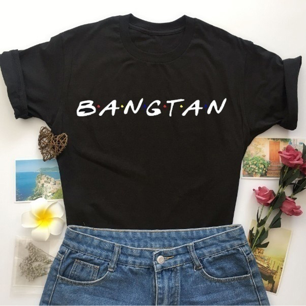 Korean Kpop Bangtan Jungkook T-shirt Women Fashion Bangtan Boys No more Dream Unisex Merch top tees Women Clothing 200925