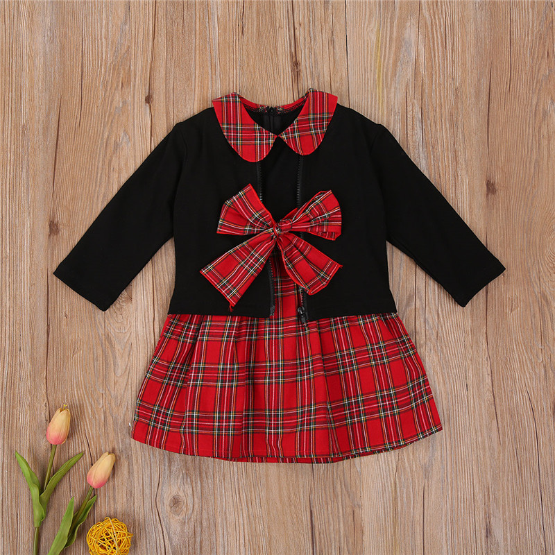 2020 Autumn Toddler Children Baby Girl 2 Pcs Infant Christmas Outfit Long Sleeve Solid Cardigan+Sleeveless Plaid Patchwork Dress, Red
2020 Autumn Toddler Children Baby Girl 2 Pcs Infant Christmas Outfit Long Sleeve Solid Cardigan+Sleeveless Plaid Patchwork Dress, Red