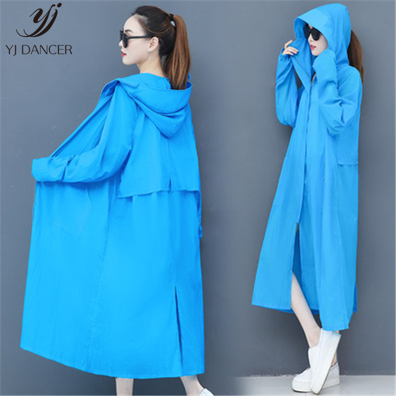 Long Sunscreen Windbreaker Female 2020 Summer New Fashion Thin Section UV Hooded Long Sleeve Windbreaker Tide H00834, Sky blue
Long Sunscreen Windbreaker Female 2020 Summer New Fashion Thin Section UV Hooded Long Sleeve Windbreaker Tide H00834, Sky blue
