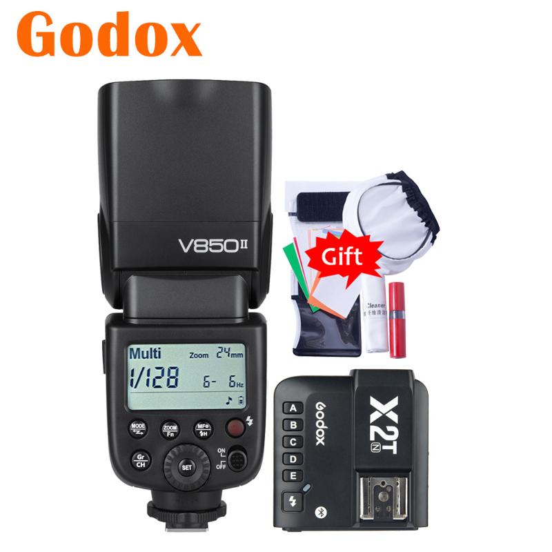 Godox HSS 2.4G Wireless V850II GN60 1/8000s Camera Flash Speedlite X2T-N Bluetooth Mobile Transmitter For D750 D850 D810
Godox HSS 2.4G Wireless V850II GN60 1/8000s Camera Flash Speedlite X2T-N Bluetooth Mobile Transmitter For D750 D850 D810
