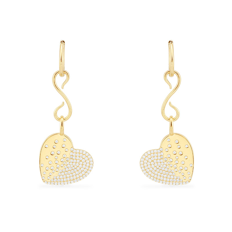SLJELY High Quality Fahion Real 925 Sterling Silver Detachable Love Heart Drop Earrings Micro Zirconia Women Fine Brand Jewelry
SLJELY High Quality Fahion Real 925 Sterling Silver Detachable Love Heart Drop Earrings Micro Zirconia Women Fine Brand Jewelry