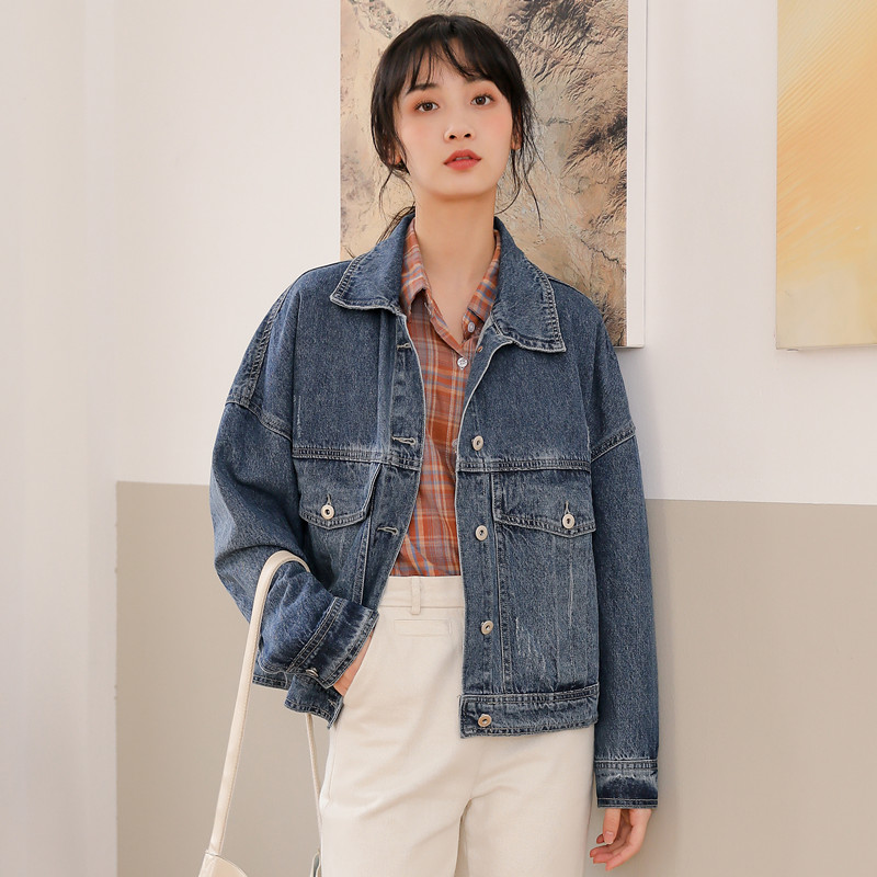 Autumn Apring Loose Blue Jean Jacket Women Casual Work Denim Jacket Fall Harajuku Streetwear Coat Women Korean Outwear Female
Autumn Apring Loose Blue Jean Jacket Women Casual Work Denim Jacket Fall Harajuku Streetwear Coat Women Korean Outwear Female