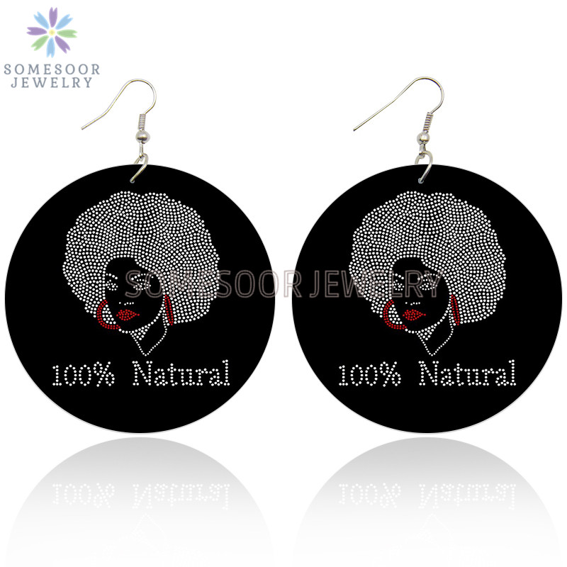 Dangle & Chandelier SOMESOOR Soul Sister 100% Natural Hair Wooden Drop Earrings God's Beautiful Daughter Black Afro Arts Printed For Women G
Dangle & Chandelier SOMESOOR Soul Sister 100% Natural Hair Wooden Drop Earrings God's Beautiful Daughter Black Afro Arts Printed For Women G