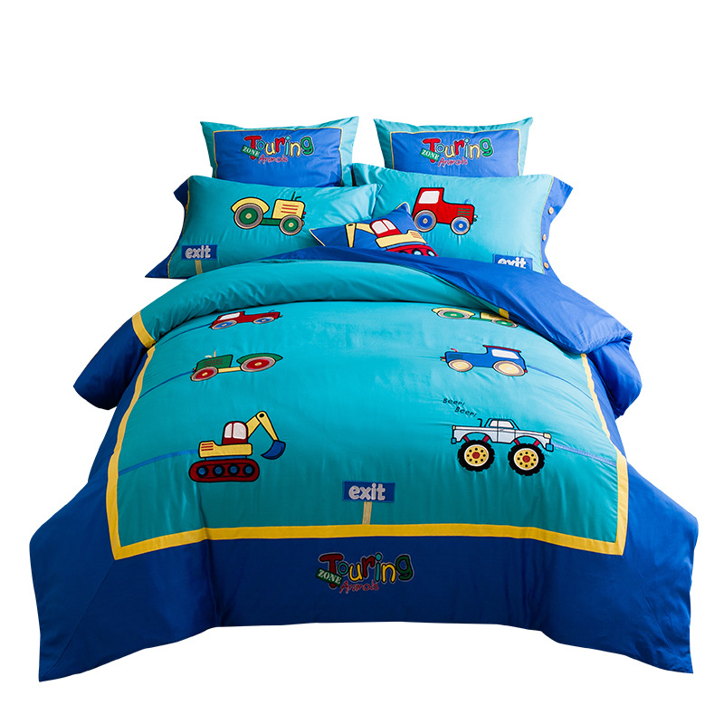 Kids Bus Percale Bedding Cartoon Boys Home Blue BeddingSet Twin Queen Size Single Bed DuvetCover Bedsheets Fast Shipping Bedding
Kids Bus Percale Bedding Cartoon Boys Home Blue BeddingSet Twin Queen Size Single Bed DuvetCover Bedsheets Fast Shipping Bedding