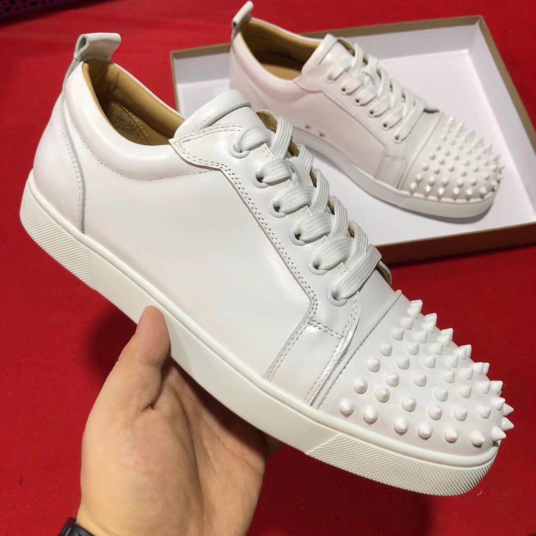 High Quality Spikes Low Top Red Bottom Studded Sneakers Men Shoes Women/Men Flat Casual Shoes Red Soles Autumn Winter Casual Trainers, Black
High Quality Spikes Low Top Red Bottom Studded Sneakers Men Shoes Women/Men Flat Casual Shoes Red Soles Autumn Winter Casual Trainers, Black