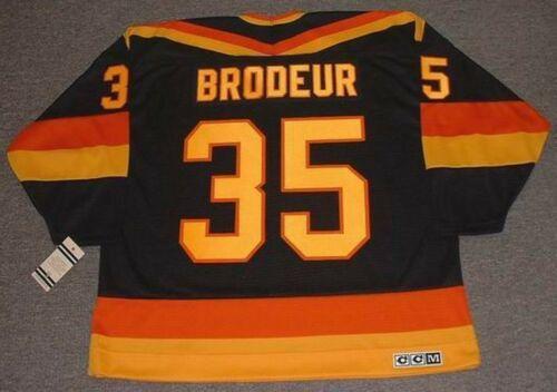 RICHARD BRODEUR Vancouver Canucks 1986 CCM Vintage Away Hockey Jersey All Stitched Top-quality Any Name Any Number, As photo
RICHARD BRODEUR Vancouver Canucks 1986 CCM Vintage Away Hockey Jersey All Stitched Top-quality Any Name Any Number, As photo
