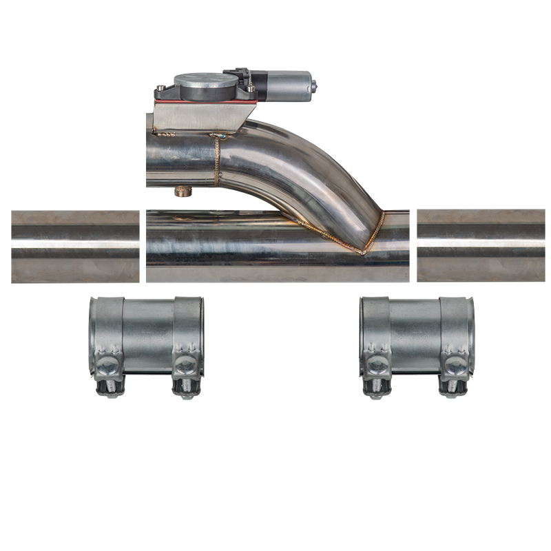 2 ,2.5,3 inch SS304 Exhaust Performance Y Pipe Electric Exhaust cutout valve with remote button and 2pcs Clamp Connector
2 ,2.5,3 inch SS304 Exhaust Performance Y Pipe Electric Exhaust cutout valve with remote button and 2pcs Clamp Connector