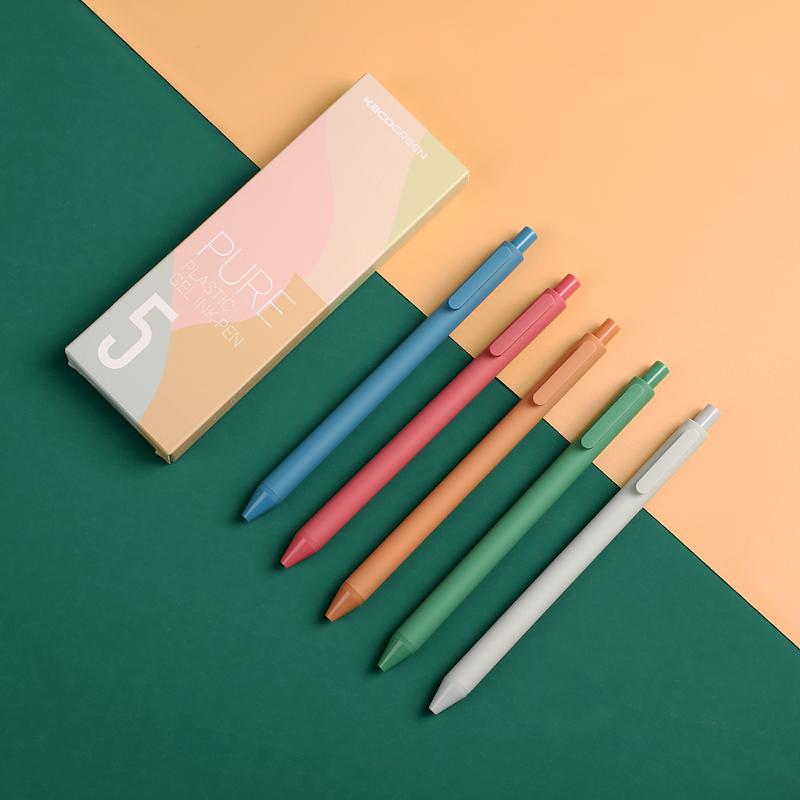JIANWU 5pcs/set 0.5mm Retro color Simple Clip Gel Pen Creative Modeling Smooth Neutral Pen Kawaii School Supplies Chinsese Style
JIANWU 5pcs/set 0.5mm Retro color Simple Clip Gel Pen Creative Modeling Smooth Neutral Pen Kawaii School Supplies Chinsese Style