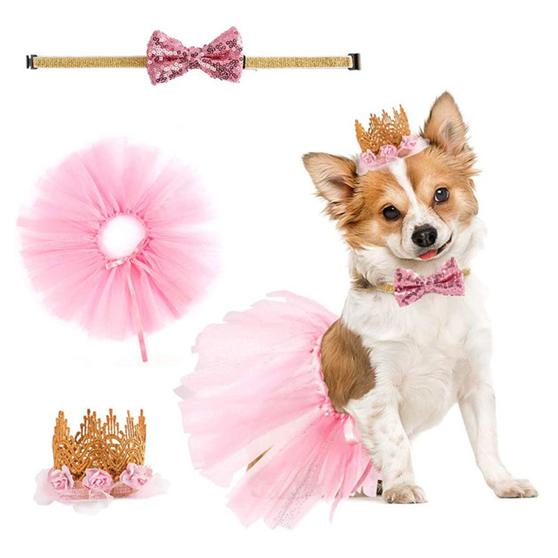 Dogs Caps with Bowknot Crown Skirt Cat Pet Birthday Costume Sequin Design Headwear Collar Hat Christmas Party Pets Accessories
Dogs Caps with Bowknot Crown Skirt Cat Pet Birthday Costume Sequin Design Headwear Collar Hat Christmas Party Pets Accessories