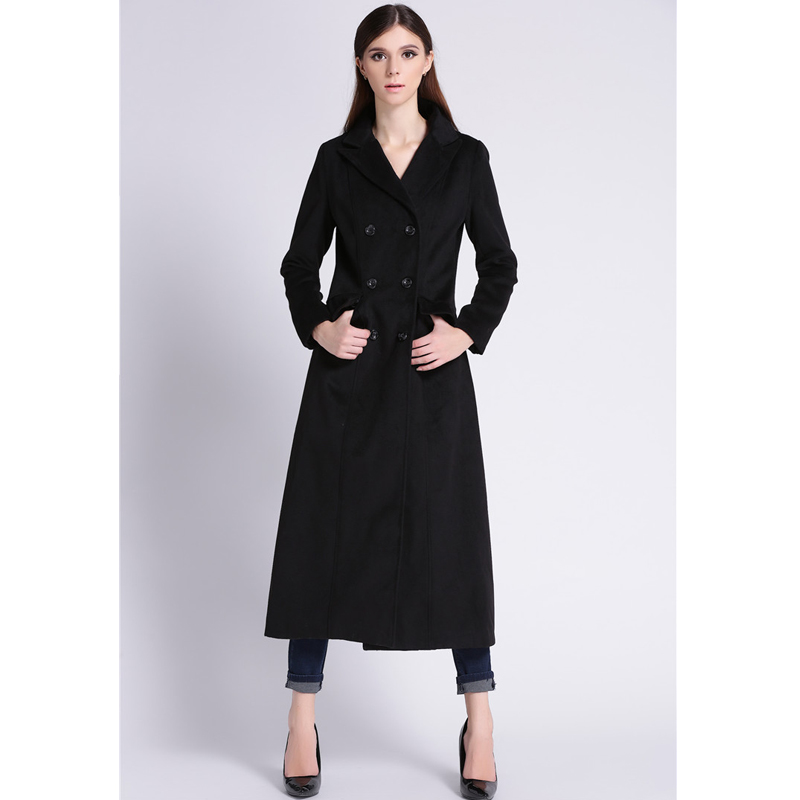ZADORIN Woolen Long Black Coat Runway Vintage Lapel Double Breasted Womens Coats And Jackets Winter Slim Elegant Outerwear
ZADORIN Woolen Long Black Coat Runway Vintage Lapel Double Breasted Womens Coats And Jackets Winter Slim Elegant Outerwear