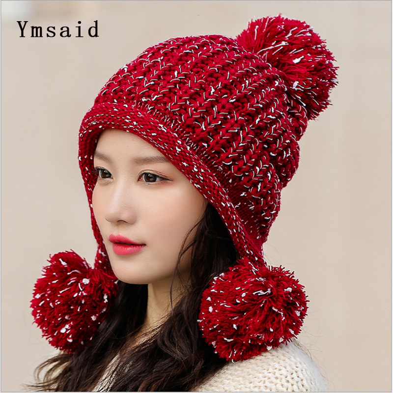 Winter Hat Female Knitted Hat pompom All-Match Sweet Knitted Warm 2020 New Female Winter Knitting Beanies, Black
Winter Hat Female Knitted Hat pompom All-Match Sweet Knitted Warm 2020 New Female Winter Knitting Beanies, Black