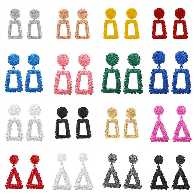 Stud 8SEASONS Hyperbole Punk Drop Zinc Alloy Earrings Ear Round Geometric Triangle Fashion Women's Jewelry Multicolor 1 Pair
Stud 8SEASONS Hyperbole Punk Drop Zinc Alloy Earrings Ear Round Geometric Triangle Fashion Women's Jewelry Multicolor 1 Pair