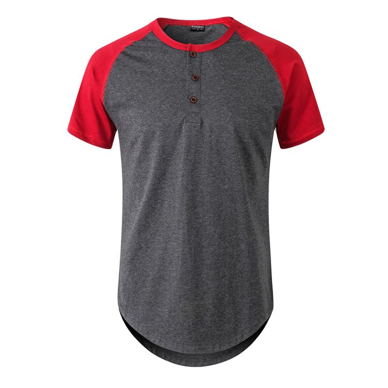 Men Patchwork Sleeve Tshirt Henley Collar Swag Hem Stylish Male Streetwear Tee Shirt Summer Casual T-Shirt Fashion Hipster, Blue
Men Patchwork Sleeve Tshirt Henley Collar Swag Hem Stylish Male Streetwear Tee Shirt Summer Casual T-Shirt Fashion Hipster, Blue