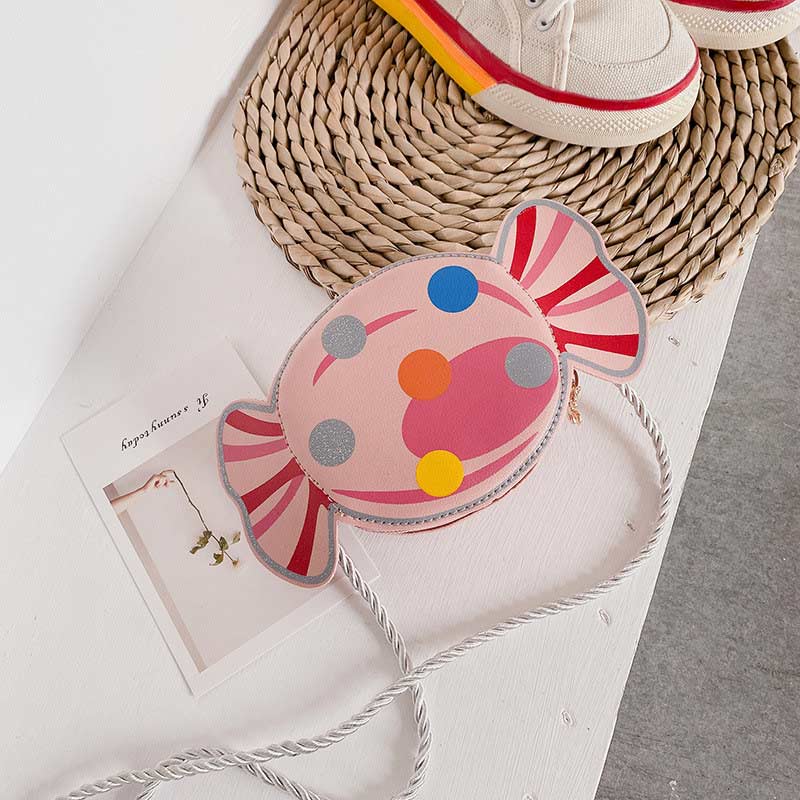 Girl Coin Purse Handbag Children Wallet Small Coin Box Bags Cute candy Kid Money Baby Shoulder Bag 5 colors