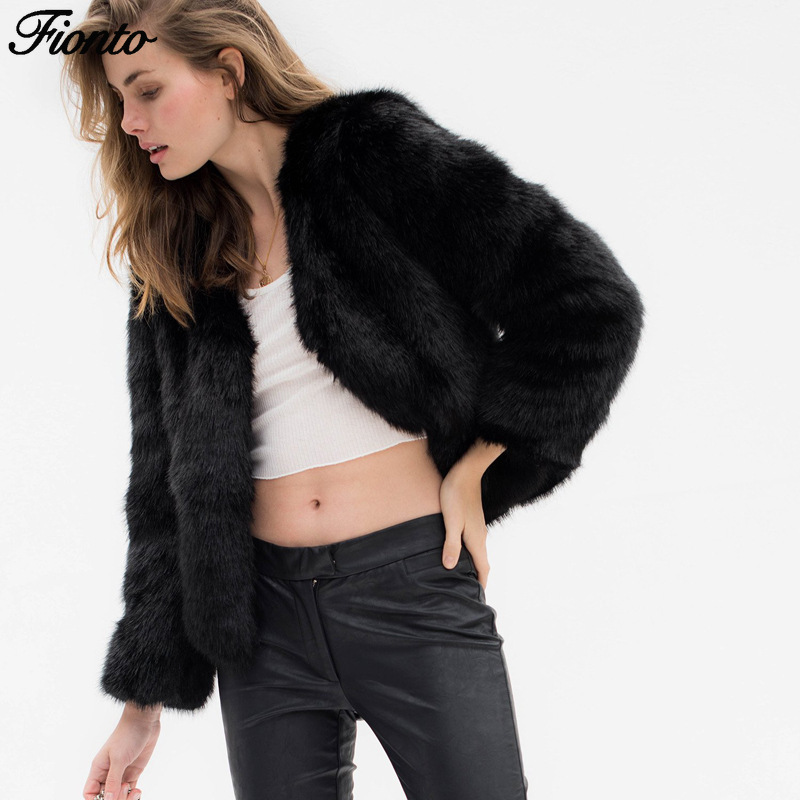 FIONTO Winter Top Fashion Coats Women Faux Fur Coat Elegant Thick Warm Outerwear Fake Fur Jacket Chaquetas Mujer Teddy Coat, White
FIONTO Winter Top Fashion Coats Women Faux Fur Coat Elegant Thick Warm Outerwear Fake Fur Jacket Chaquetas Mujer Teddy Coat, White
