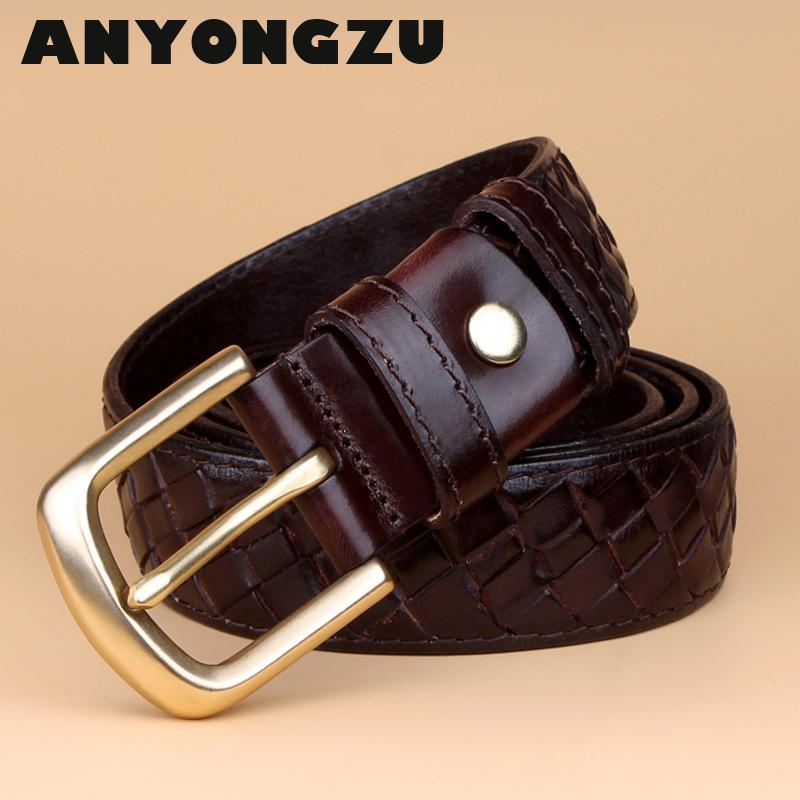 Men High quality 100%cowhide Pure Hand Woven Retro Luxurious Design Fashion jeans Copper Buckle Head Layer Leather Luxury gift, Black
Men High quality 100%cowhide Pure Hand Woven Retro Luxurious Design Fashion jeans Copper Buckle Head Layer Leather Luxury gift, Black