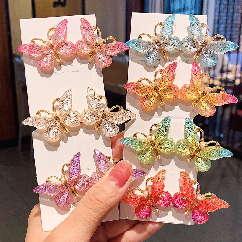New Women Girls Cute Colorful Butterfly Hairpins Beautiful Hair Ornament Barrettes Headband Hair Clips Fashion Accessories
New Women Girls Cute Colorful Butterfly Hairpins Beautiful Hair Ornament Barrettes Headband Hair Clips Fashion Accessories