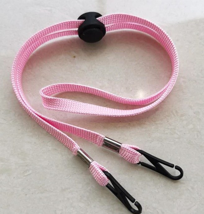 Face mask adjustable lanyard mask rope Extension Handy Convenient windproof Rope Rest Ear Holder Hang On Neck String Hat Lanyard 100 pcs