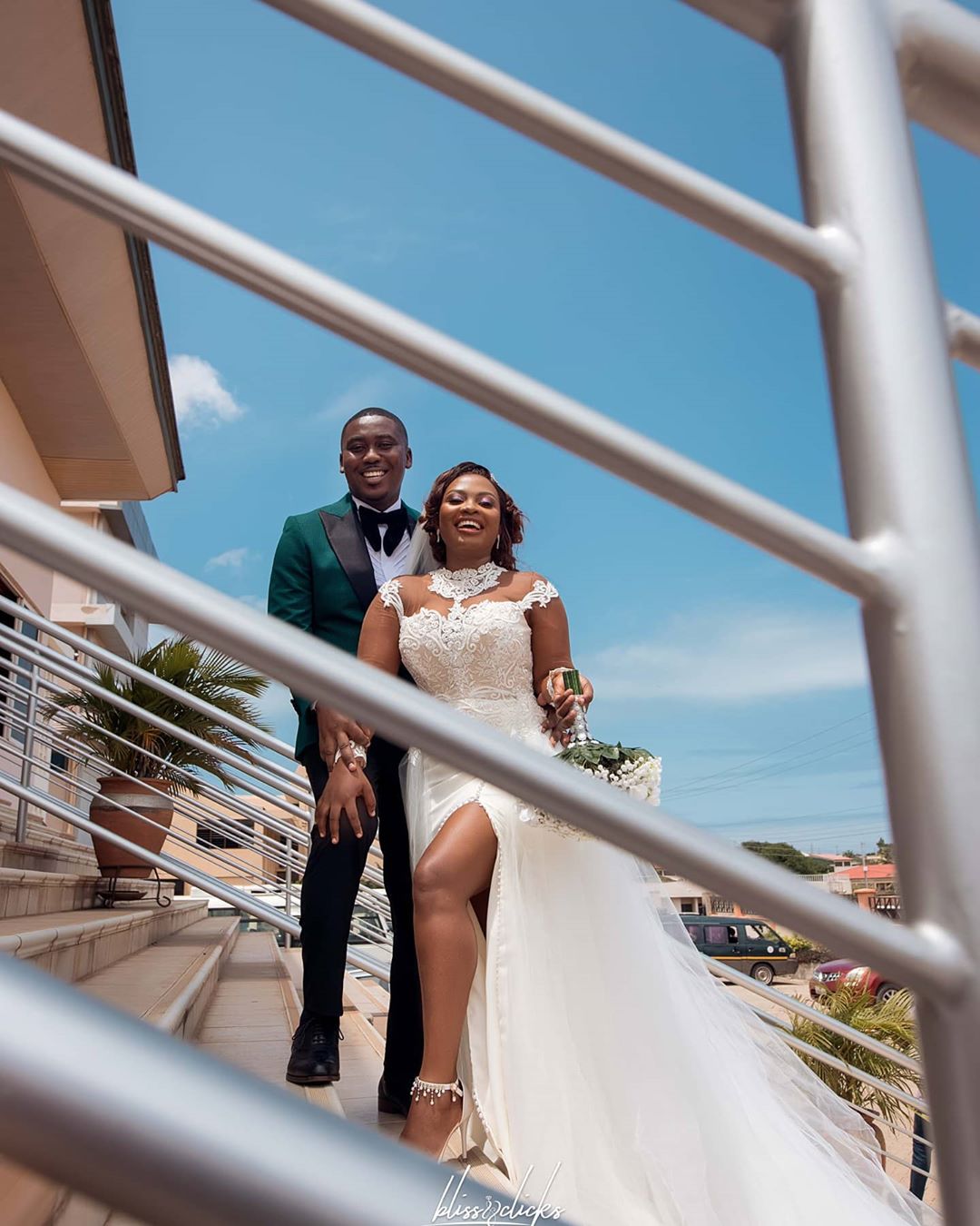 high split vintage bridal gown for plus sizes elegant arabesque design with beading lace details