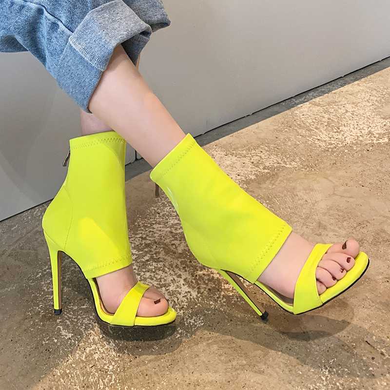 2020 Women Sandals Super High Heels open Toe stretch fabric ankle wrap Gladiator Sexy Ladies Pumps large size 34-43, Green
2020 Women Sandals Super High Heels open Toe stretch fabric ankle wrap Gladiator Sexy Ladies Pumps large size 34-43, Green