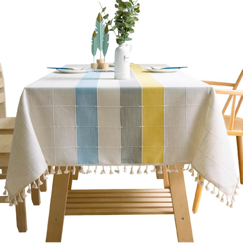 Striped Cotton Linen Table Cloth Blue Green Coffee Square Rectangle Table Cover for Wedding Party Banquet Home Decration, Dark blue
Striped Cotton Linen Table Cloth Blue Green Coffee Square Rectangle Table Cover for Wedding Party Banquet Home Decration, Dark blue