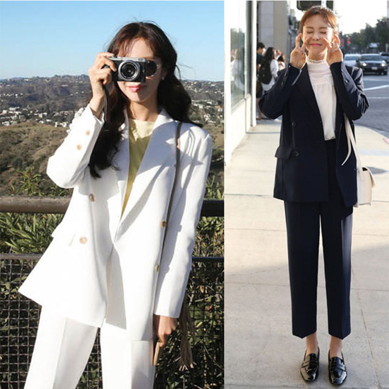 Large Size Elegant Office Lady Suit 2 Piece Set Long Pants With Jacket Blazer Tops Suits White Women's Suits Blazer Sets -5XL
Large Size Elegant Office Lady Suit 2 Piece Set Long Pants With Jacket Blazer Tops Suits White Women's Suits Blazer Sets -5XL
