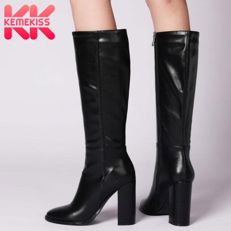 KemeKiss Women High Heel Long Boots Zipper Thick Heel Women Knee High Boots Fashion Sexy Winter Shoes Woman Footwear Size 34-43, Black
KemeKiss Women High Heel Long Boots Zipper Thick Heel Women Knee High Boots Fashion Sexy Winter Shoes Woman Footwear Size 34-43, Black