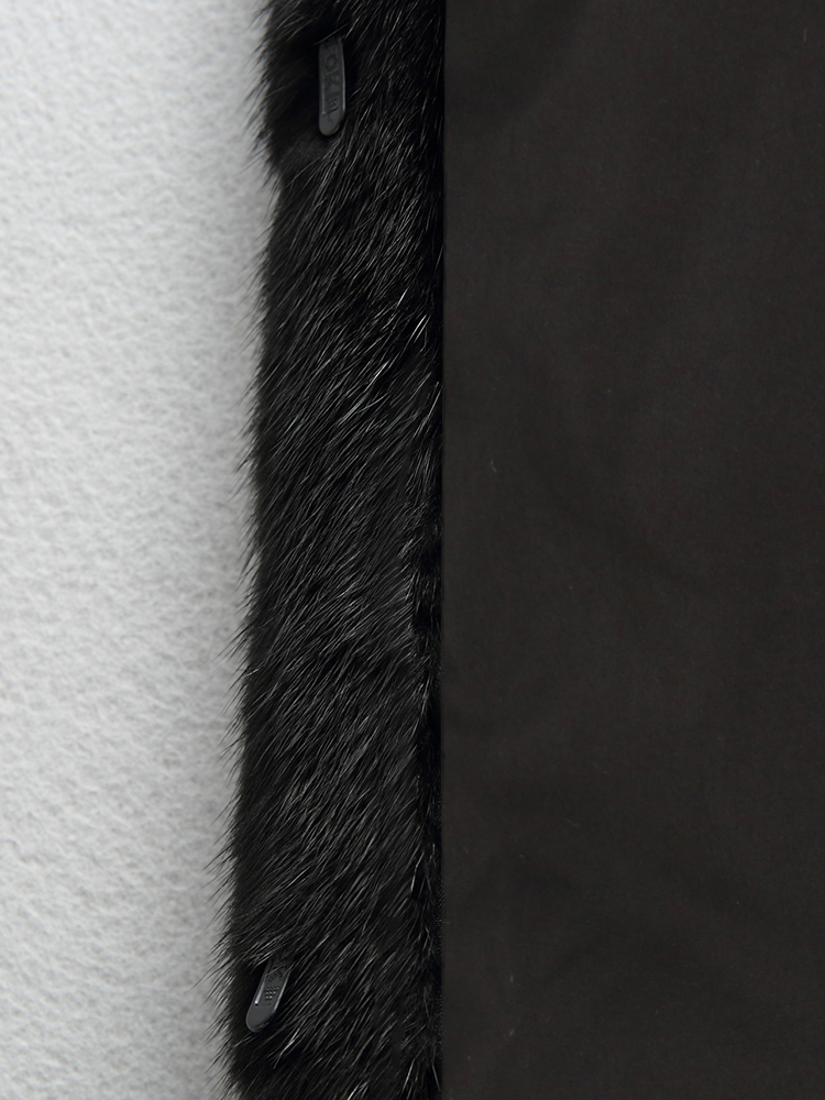 Long Black Faux Fur Winter Coat With Hood For Women, Plus Size Warm Fluffy Jacket 5Xl-7Xl B4