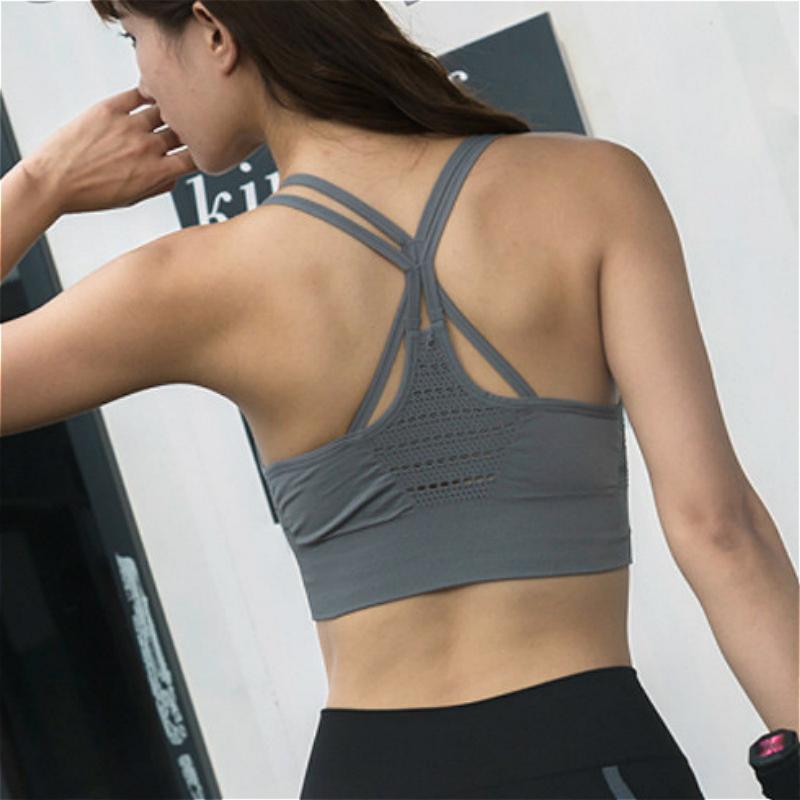 Women Energy Seamless Sports Bra Workout High Impact Gym Crop Top Female Fitness Yoga Bra Hollow Out Sports Wear for Women Gym, As pic
Women Energy Seamless Sports Bra Workout High Impact Gym Crop Top Female Fitness Yoga Bra Hollow Out Sports Wear for Women Gym, As pic