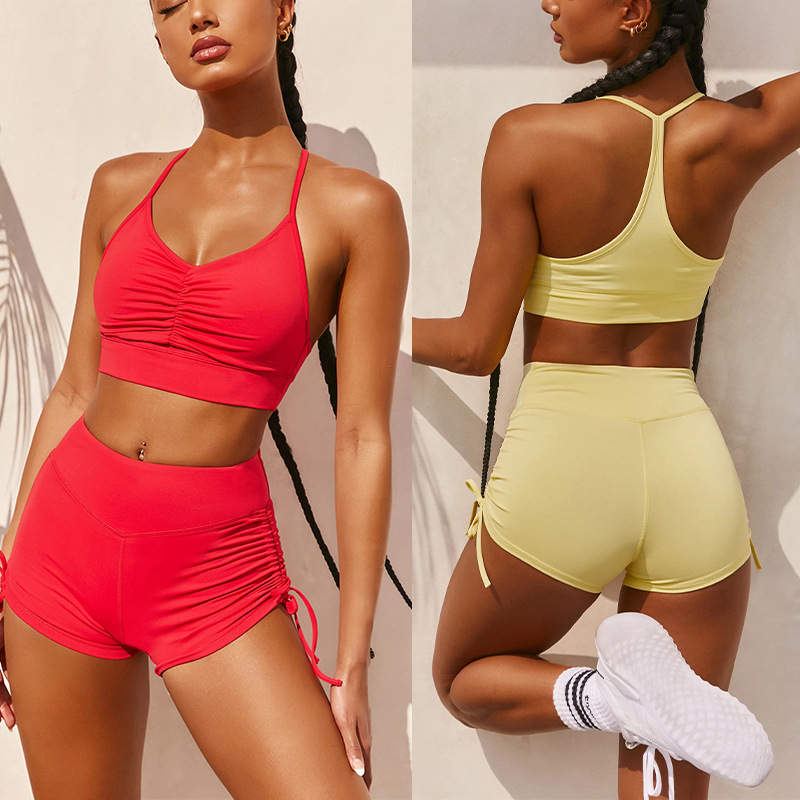 Sexy Short Two Piece Set Women Fitness Sexy Crop Top And Skinny Shorts Summer Sports Solid Casual 2 Pcs Set Women Fitness, Yellow
Sexy Short Two Piece Set Women Fitness Sexy Crop Top And Skinny Shorts Summer Sports Solid Casual 2 Pcs Set Women Fitness, Yellow