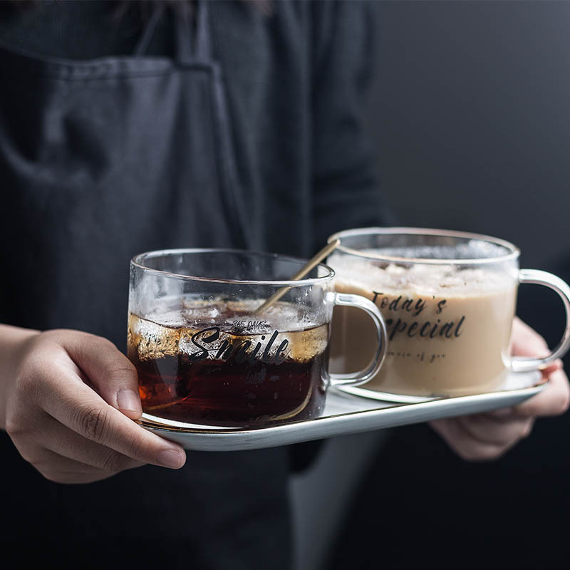 Creative Chic Glass Mug Letter Milk Juice Water Coffee Cup Crystal Transparent Mugs Handle Drinkware Lovers Couple Gifts 500ML, White letter
Creative Chic Glass Mug Letter Milk Juice Water Coffee Cup Crystal Transparent Mugs Handle Drinkware Lovers Couple Gifts 500ML, White letter
