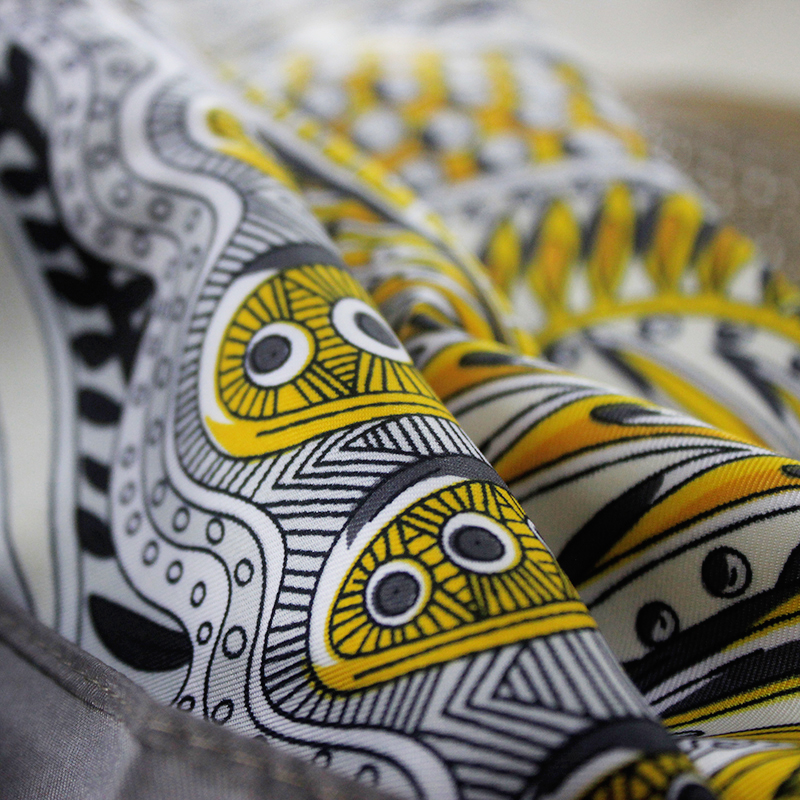 Large Square Silk Twill Scarf Women Big Shawl Echarpe Vintage Woman Floral Printed Paisley Scarves 130 130cm Wholesale