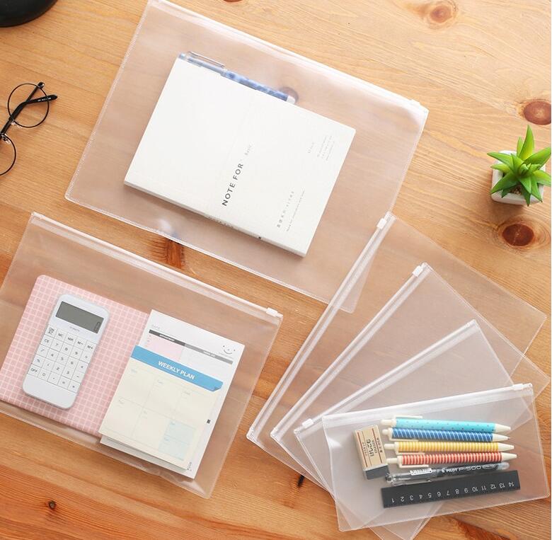 Waterproof Plastic Zipper Paper File Folder Book Pencil Pen Case Bag Files document bag for office student supplies for A4 A5 A6 B5
Waterproof Plastic Zipper Paper File Folder Book Pencil Pen Case Bag Files document bag for office student supplies for A4 A5 A6 B5