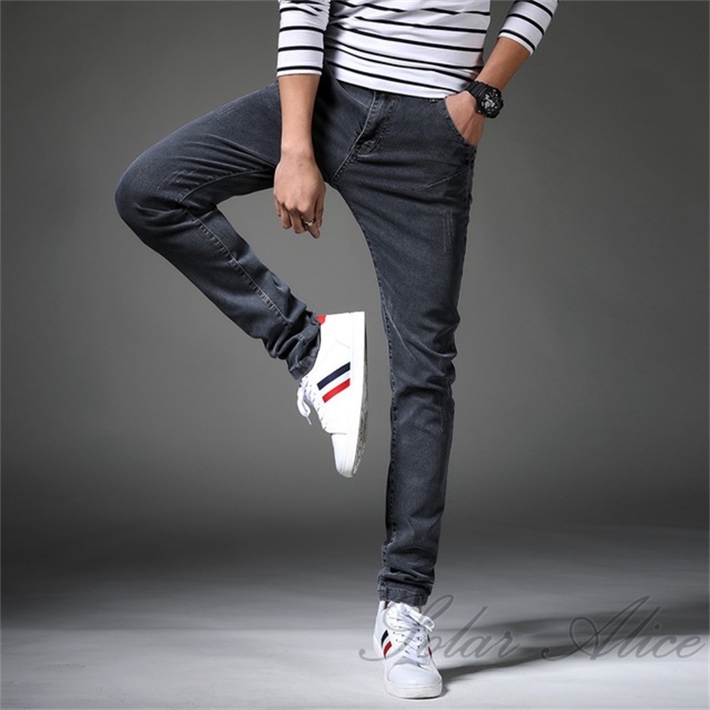Free shipping 2020 men's new spring and summer small feet jeans thin mid-rise stretch slim casual pants, Dark gray
Free shipping 2020 men's new spring and summer small feet jeans thin mid-rise stretch slim casual pants, Dark gray