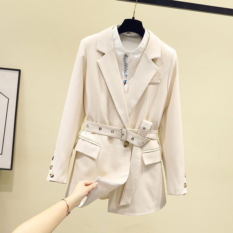 Suit Jacket Women Spring and Autumnwomens Blazers Women New Korean-Style Loose Casual British-Style Waist Hugging Blazer, Beige
Suit Jacket Women Spring and Autumnwomens Blazers Women New Korean-Style Loose Casual British-Style Waist Hugging Blazer, Beige