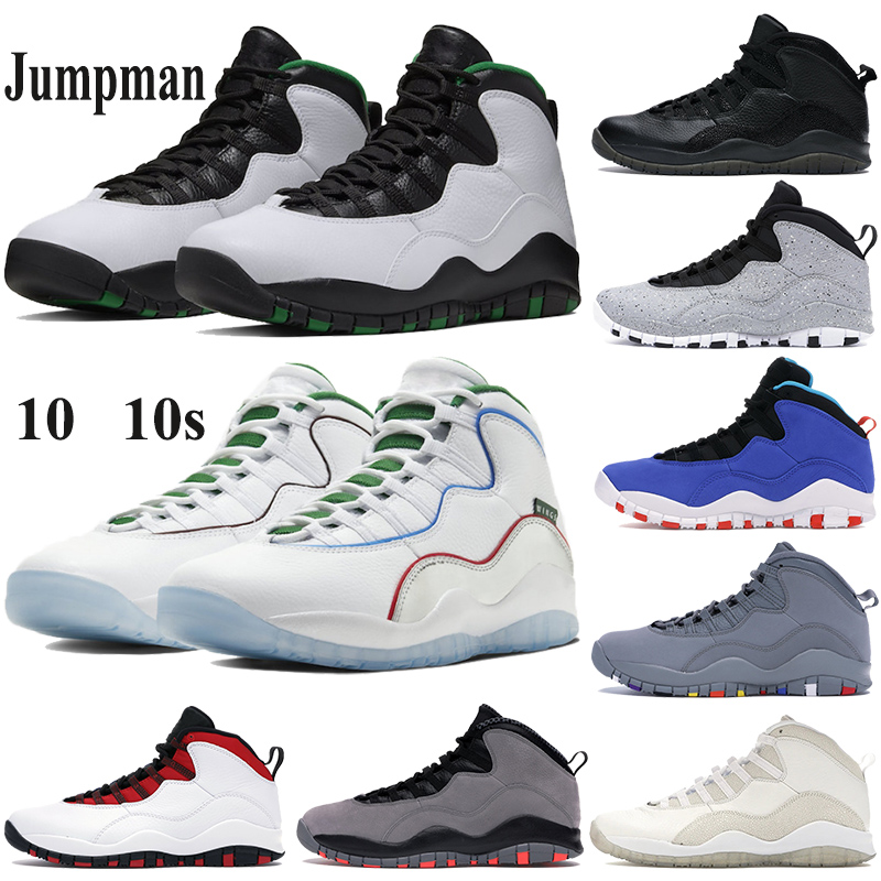 High quality Men 10 10s Basketball Shoes Seattle Wings Powder Trainers Cool grey Drake OVO black white Tinker Chicago Sneakers
High quality Men 10 10s Basketball Shoes Seattle Wings Powder Trainers Cool grey Drake OVO black white Tinker Chicago Sneakers