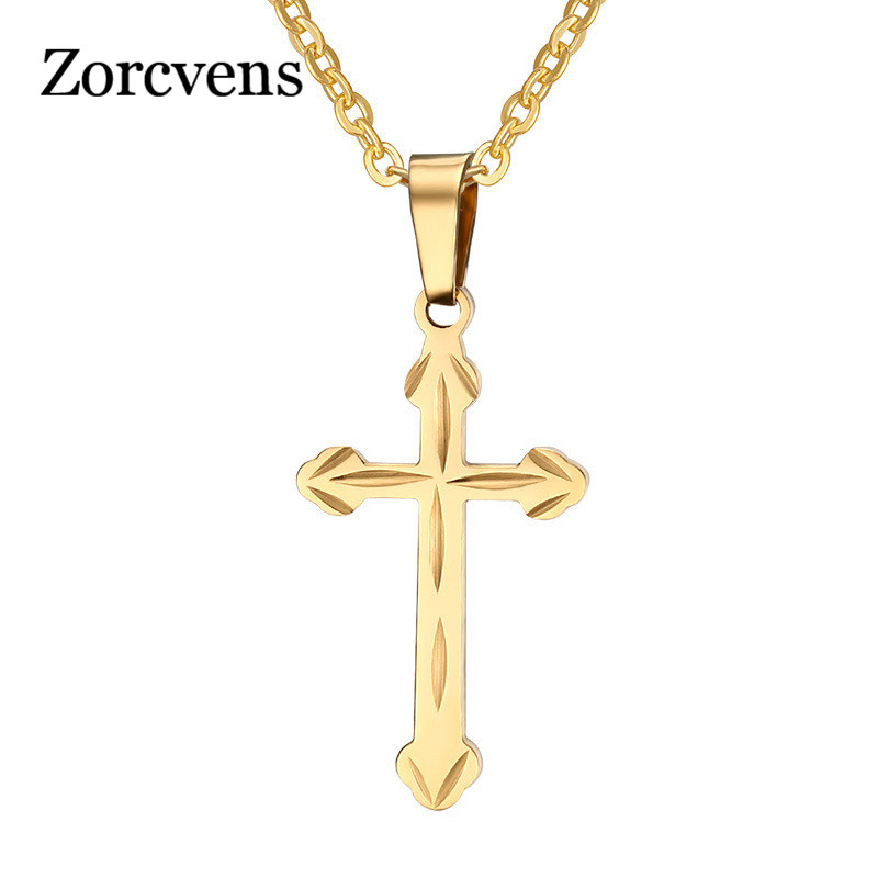 Modyle Classic Simple Cross Pendant Necklace for Men Women Stainless Steel Jesus Religious Prayer Jewelry 
Modyle Classic Simple Cross Pendant Necklace for Men Women Stainless Steel Jesus Religious Prayer Jewelry
