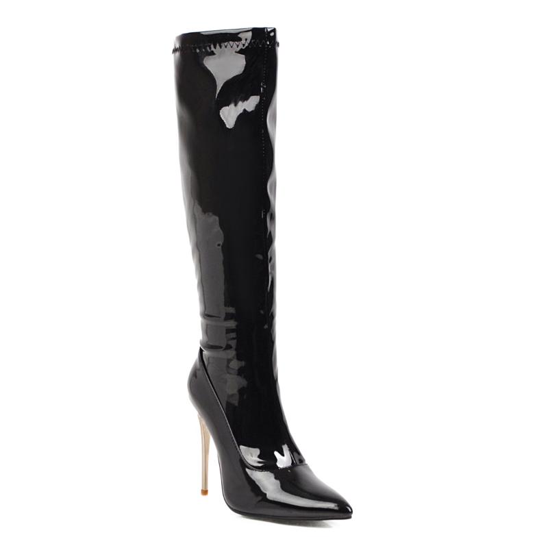Salu Women Boots Fashion knee high Boots leather Print High Heel Short Pointed Toe Autumn Winter Plush Female, Red
Salu Women Boots Fashion knee high Boots leather Print High Heel Short Pointed Toe Autumn Winter Plush Female, Red