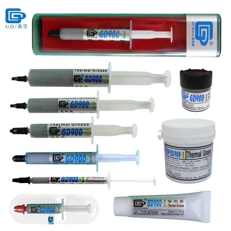 Net Weight 1/3/7/15/30/150 Grams GD900-1 Thermal Conductive Grease Paste Plaster Heat Sink Compound for CPU LED SSY SY BX CN ST
Net Weight 1/3/7/15/30/150 Grams GD900-1 Thermal Conductive Grease Paste Plaster Heat Sink Compound for CPU LED SSY SY BX CN ST