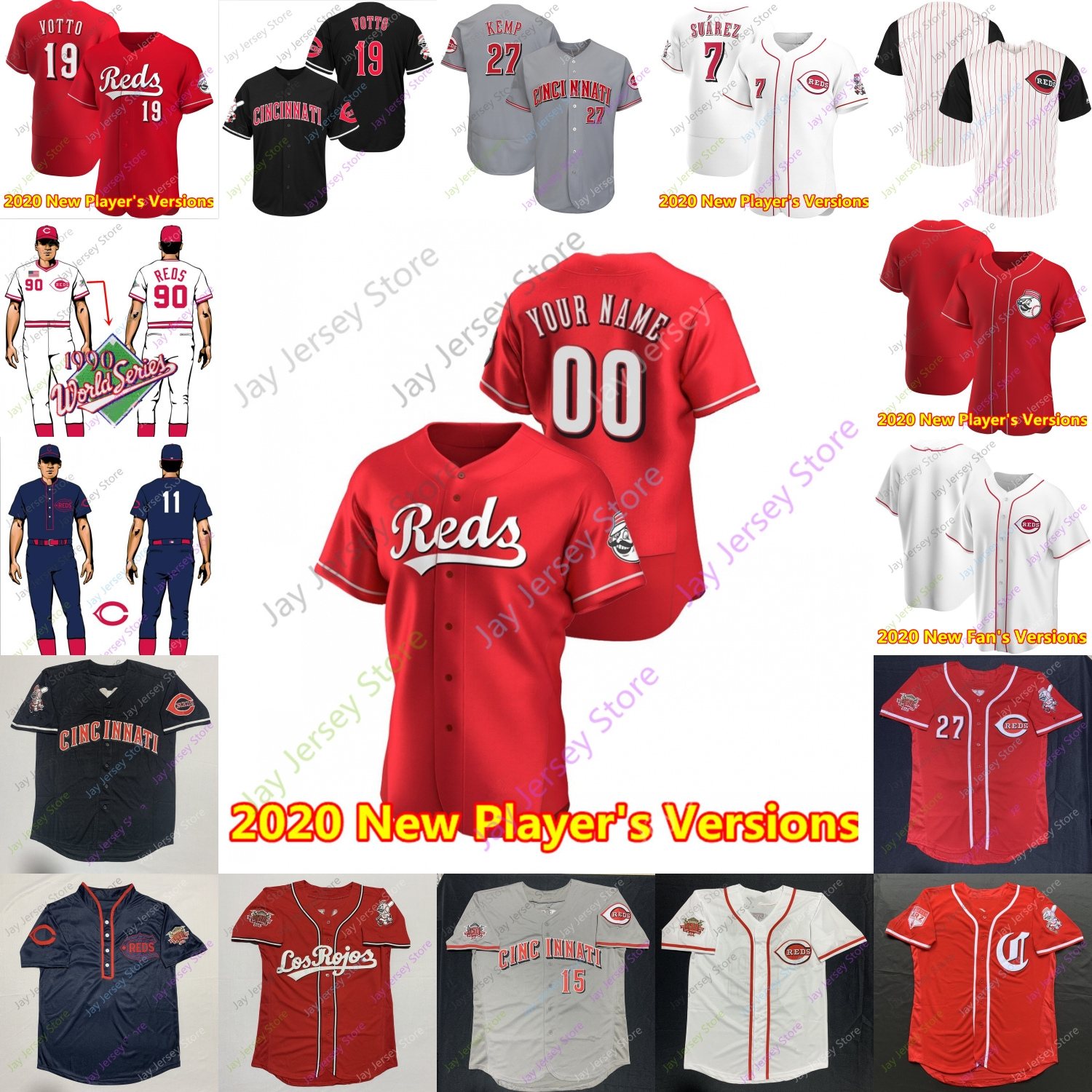 2021 Custom New Cincinnati Jersey Tyler Stephenson Alex Blandino Kyle Farmer Freddy Galvis Shogo Akiyama Phillip Ervin Mark Payton Curt Casali, 1939 cream
2021 Custom New Cincinnati Jersey Tyler Stephenson Alex Blandino Kyle Farmer Freddy Galvis Shogo Akiyama Phillip Ervin Mark Payton Curt Casali, 1939 cream